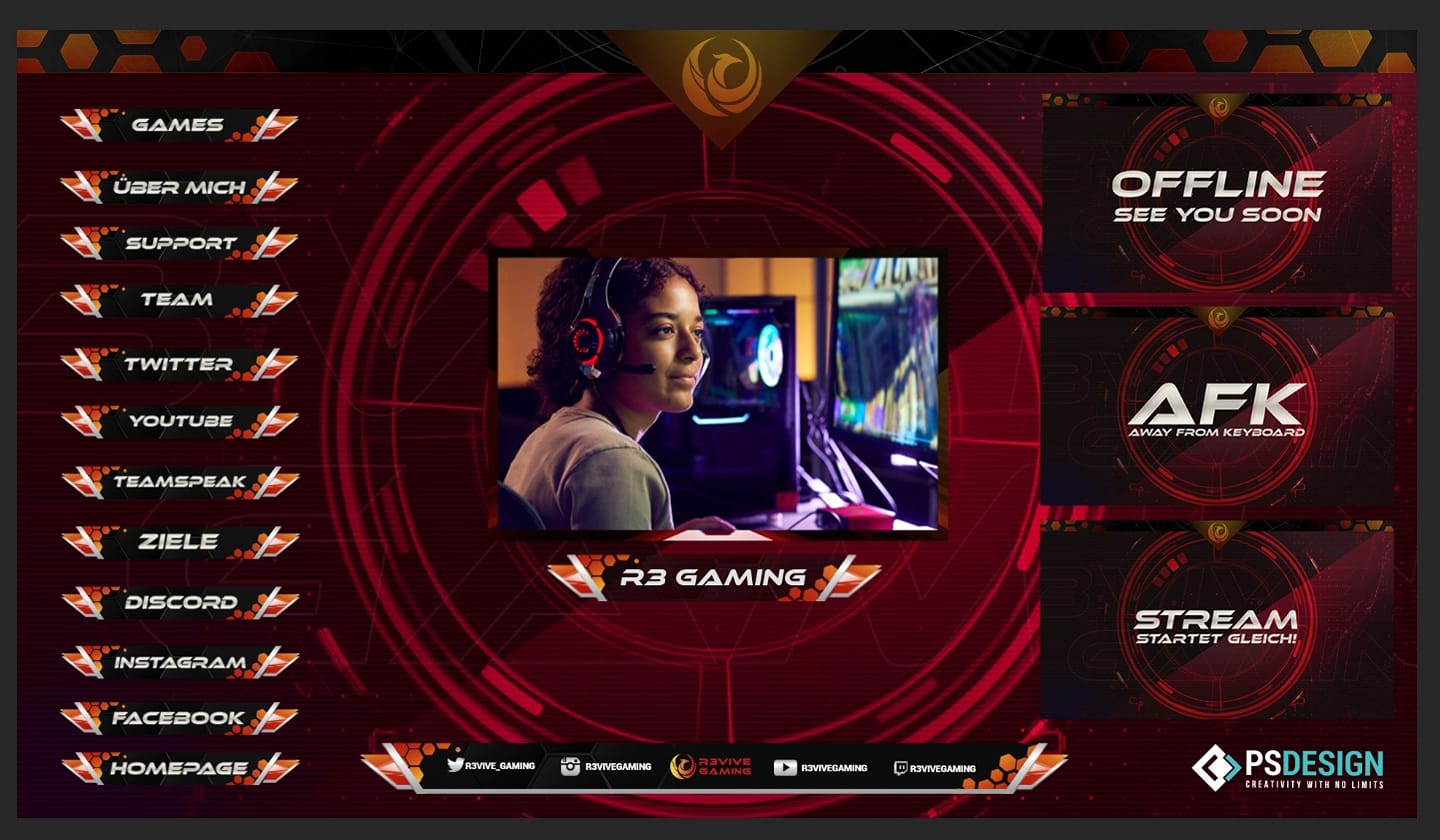 Twitch Overlay R3vive Gaming