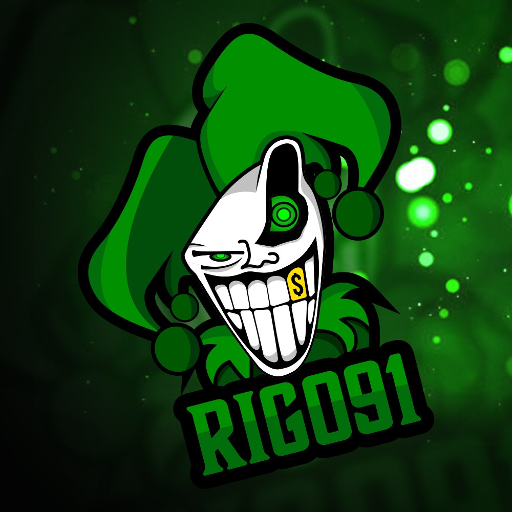 Logo Mockup rigo 1 » Streamer » Gaming Homepage » Logo Design